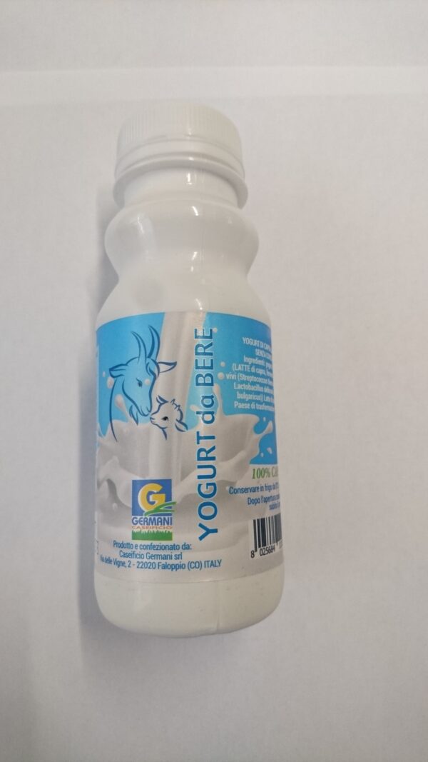 Yogurt da bere di capra naturale